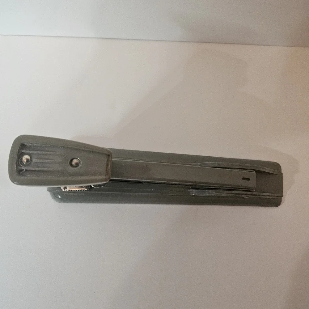 Vintage Retro Industrial MCM Swingline Speed Stapler  No. 4 Gray USA Works